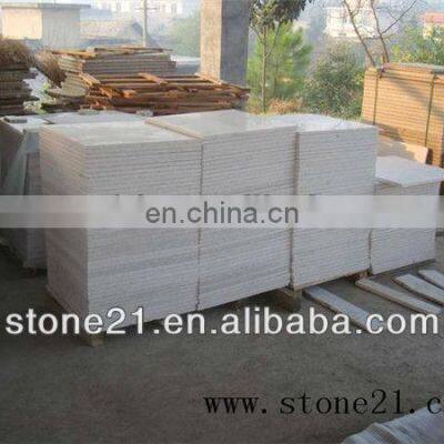 Pearl White Granite Floor Tile, White Stone Flooring photo-4