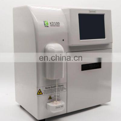 Automated Blood, Serum, Plasma, Urine Solution KD100 Series Electrolyte Analyzer