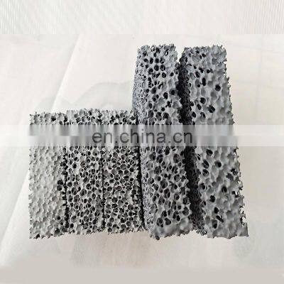 Silicon carbide casting ceramic foam filter box smoke