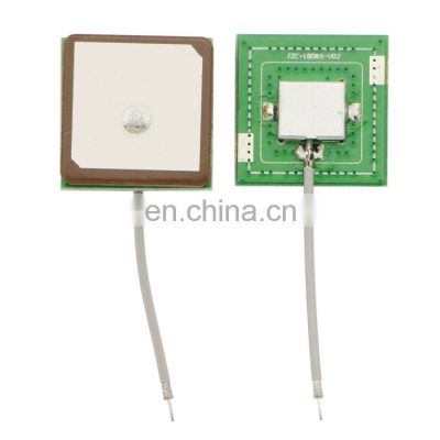 18x18x6.5mm GPS Active Internal Antenna 5~30cm RF1.13 Cable 1575.42MHz Ceramic GPS Antenna without Connector