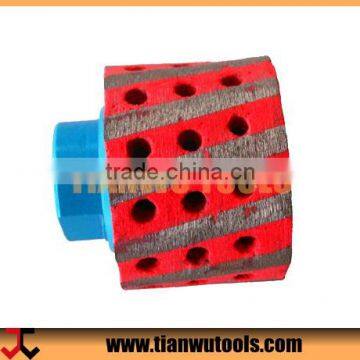 Diameter 100mm Stone diamond grinding roller