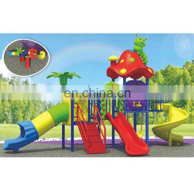 Popular rental business water slide kids fun plastic playground equipment children