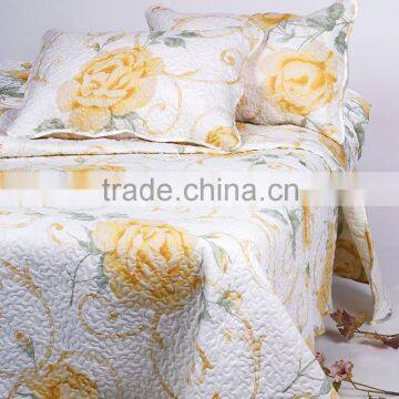 4PCS Printed Colorful Flower Polyester Bulk Bed Sheet Factory Sale