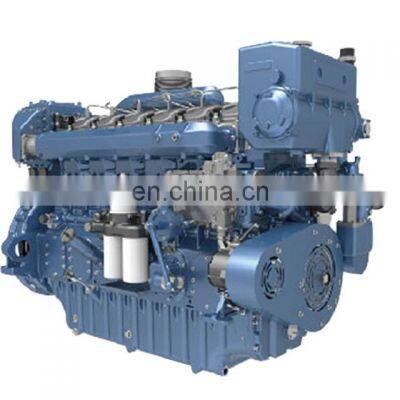 Original Weichai 6 Cylinders Water Cooling 650hp/ 478kw/1500rpm Marine Engine 6M33C650-15 photo-3