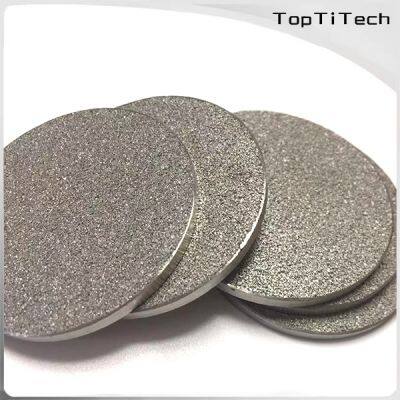 Sintered Porous Titanium Plates For Mufflers