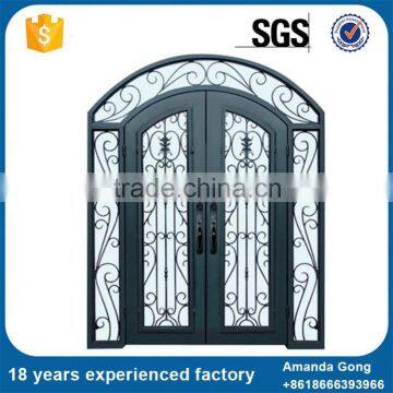 New Product Dual Iron Fancy Entry Doors photo-2