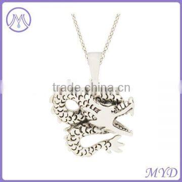 unique stainless steel dragon necklace pendant from shenzhen wholesale