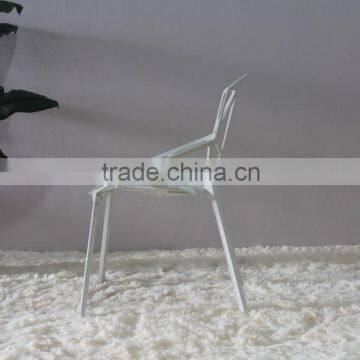 Replica Italian Design Red Color Aluminum Stacking Konstantin Grcic Chair One for Restaruantcafe and Cafe or Garden photo-4