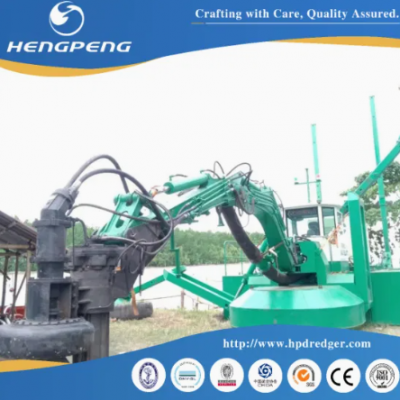 Robust Watermaster, Amphibious Multipurpose Dredger for Efficient Waterway Dredging