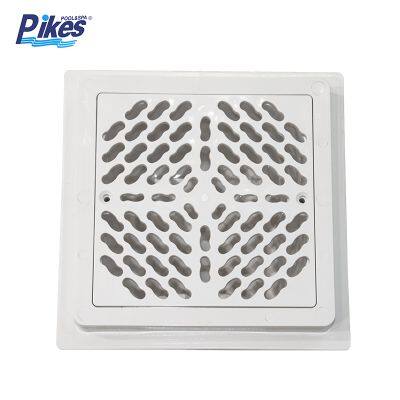 Pikes New Swimming Pool Square Main Drain 2''/2.5'' ABS material In-line Inserts Wholesale Pool Floor Main Drain