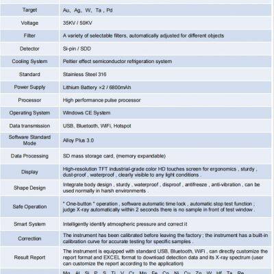 AIXPRO Handheld XRF Ore Spectrometer – Portable Alloy & Mineral Analyzer for Geology, Mining, Soil Heavy Metal Detection, 50+ Elements, Instant Results With 0.1% Accuracy, IP54 Waterproof Design photo-2