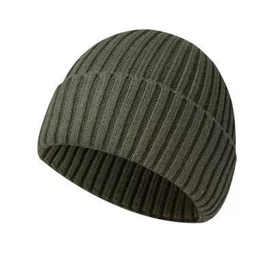 Wool knitted warmful winter hat