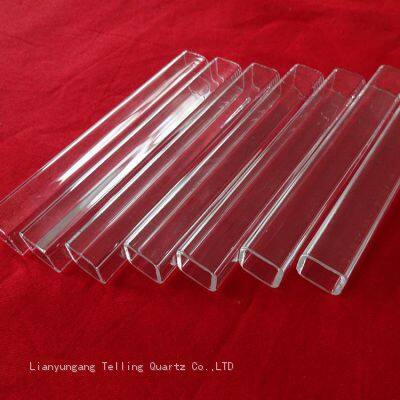 Customized Squared Quartz Glass Tube Fabricated Quartz Tube photo-5