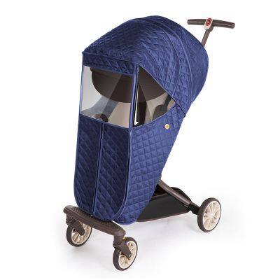 Water-proof Rain Cover for Baby Stroller Baby Pram Thick Wind Cover Use in Winter Baby Stroller Accessory for Outdoor Use