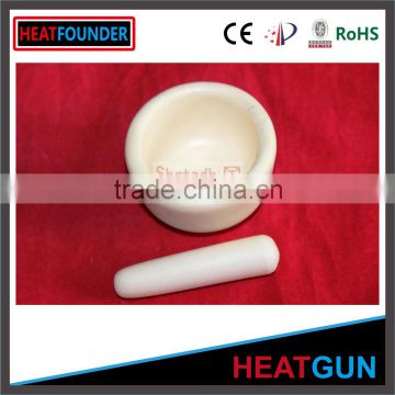 LOW PRICE 99% ALUMINA CERAMIC MORTAR WITH PESTLE FOR SALE