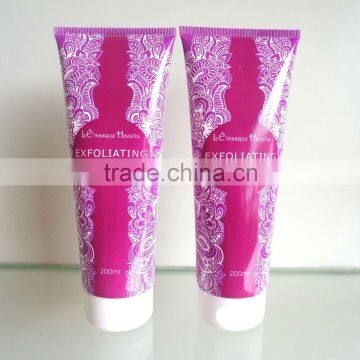 200ml big luxury plastic tube body lotion tube for cosmetic packaging