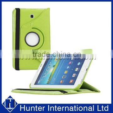 Colorful PU Leather Rotating Case For Galaxy Tab 3