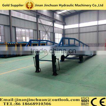 8T warehouse truck lifting dock ramp adjustable load dock platform