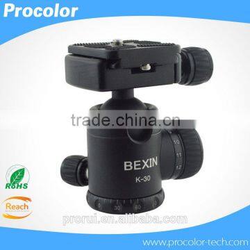 Tripod monopod Heads Mini Ballhead 360 Degree Rotating camera mount Ball Head with 1/4" Mount and Thread For Digital Camera