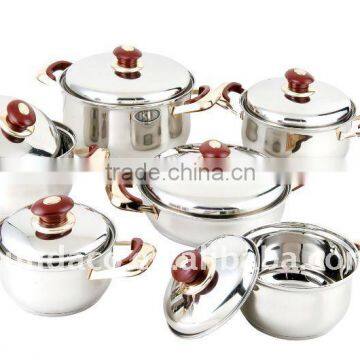 Stainless steel pot set