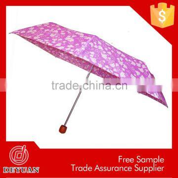 Promoting Premium Small Size Manual Pocket Fold Umbrella
