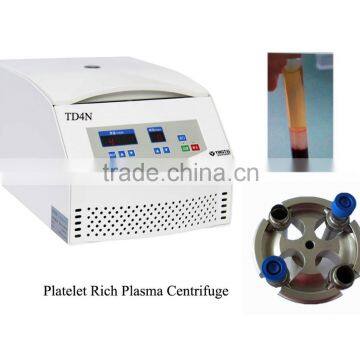 PRP plasma centrifuge with swing rotor