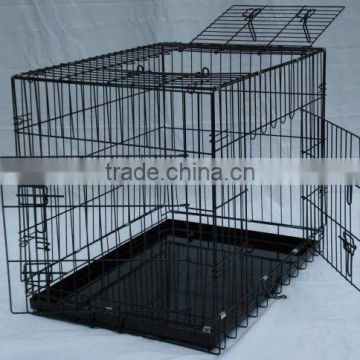 Metal dog cage