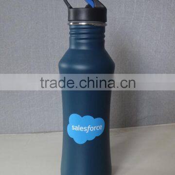 stainless steel water bottle with straw wide mouth sport bottle with straw