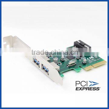 2 Ports PCI-E to USB 3.1 Expansion Card Interface USB 3.1 2-Port Express Card Desktop PCI-E USB 3.1 Hub Controller Adapter