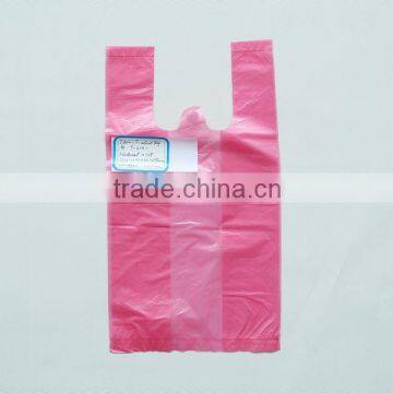 Cheap HDPE T-shirt Plastic Shopping Bag