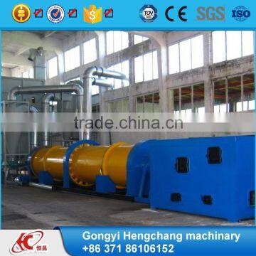 High drying efficiency wood chips rotary dryer with CE certificate