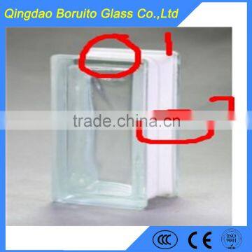 190*90*80mm Glass block with hole and cap price custom-made price