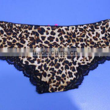 Fashion High Quality Wholesale Hot Sell Sexy Leopard Print Lace Sexy Lady Panty photo-6