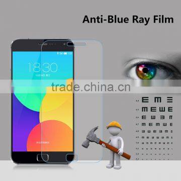 Anti blue ray explosion proof screen protector film for Meizu MX4 pro