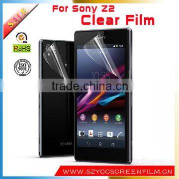 Hot selling Sony Xperia Z2 Screen Protector Clear with Top Quality