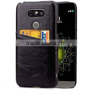 Back Cover for LG G5 Fashion Leather Case for G5 with Card Slots High Quality