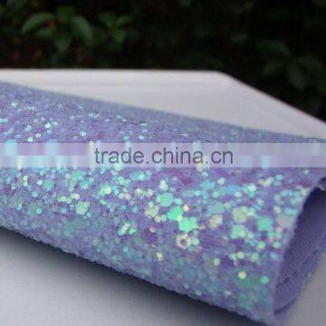 Modern Design Glitter Fabric ,cheap Glitter Leather for Walls and Shoes photo-3
