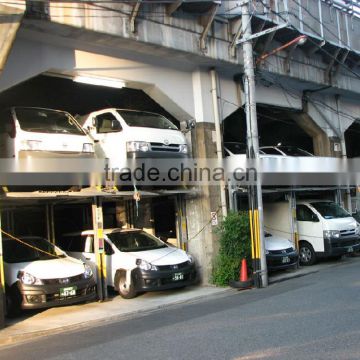 Two levels parking garage two level parking lot