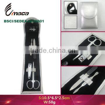 MS1758 Hot Sell 4PCS Manicure Set in pu Case