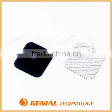 Vibrating self-adhesive pad for digital therapy massager