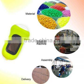 (130044) Emergency Mini Solar Hand Crank Dynamo Flashlight With 3 Led photo-3