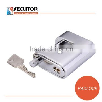 Oval Heavy Duty Anti Drilling Steel Padlock