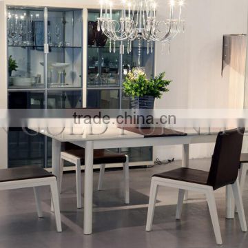 Lastest Glass Dining Table Modern Customized Dinner Set with Chairs(SZ-DT101C)