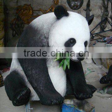 FRP panda statue