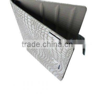Cubes pictures design and PU material case for iPad2