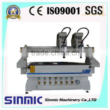 Hot sale double head cnc router 1325