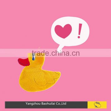 plush yellow duck hot water bottle cover