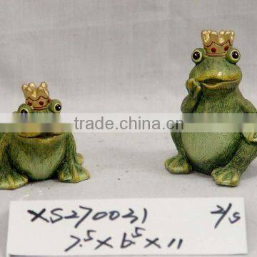 Terracotta frog,2asst.