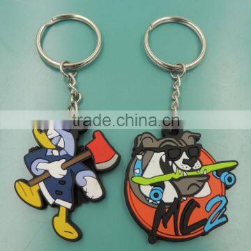 2015 Cheap Price Silicone Promotional Keychain, 2D, 3D Pvc Keychain photo-2