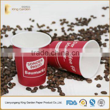 China Customized Logo Printing Paper Cup Disposable With PS Lids photo-6